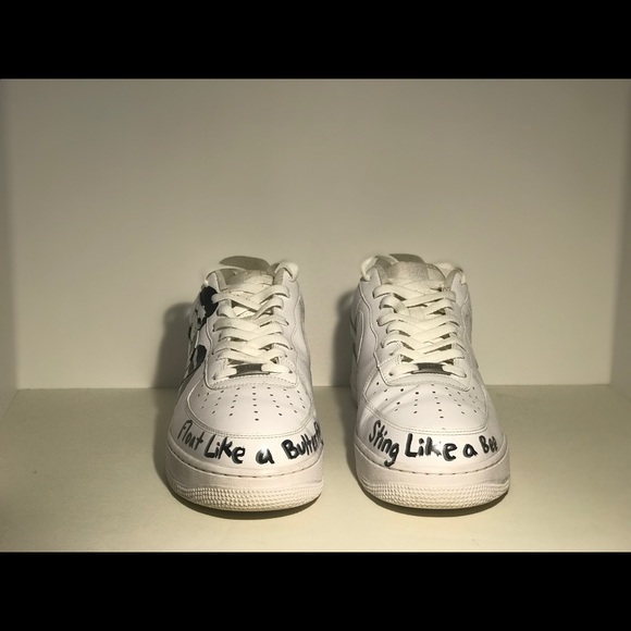 Nike AF’1 Size 13 Custom Muhammad Ali Shies - Picture 2 of 4